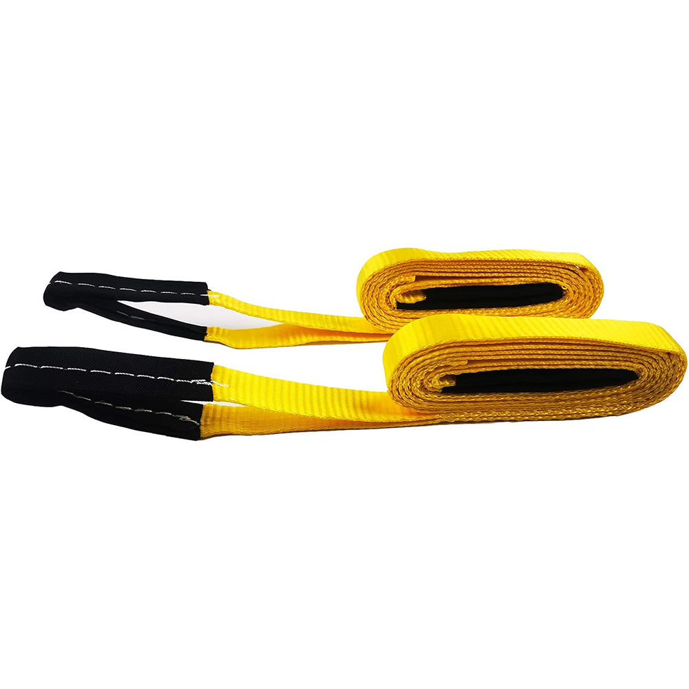 6 Pack 1" x 8' Polyester Web Lifting Sling Straps with Reinforced Loop Ends, 5,000 lb Break Strength | KJE