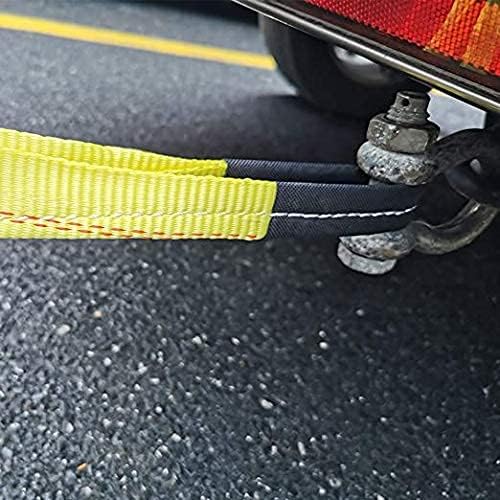 2" x 30' Vehicle Recovery Tow Strap with Reinforced Loop Ends, 10,000 lb Rated Capacity | KJE