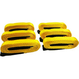 6 Pack 1" x 8' Polyester Web Lifting Sling Straps with Reinforced Loop Ends, 5,000 lb Break Strength | KJE