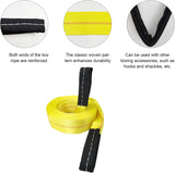2" x 30' Vehicle Recovery Tow Strap with Reinforced Loop Ends, 10,000 lb Rated Capacity | KJE