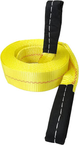 2" x 30' Vehicle Recovery Tow Strap with Reinforced Loop Ends, 10,000 lb Rated Capacity | KJE
