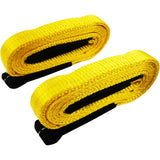 6 Pack 1" x 8' Polyester Web Lifting Sling Straps with Reinforced Loop Ends, 5,000 lb Break Strength | KJE